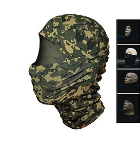 Balaclava Tática Articulada Selva Camo