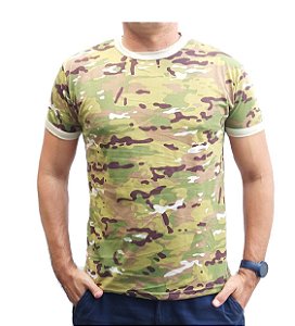 Camiseta Camuflada Multicam