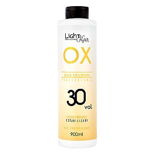 ÁGUA OXIGENADA PROFISSIONAL 30 VOL - 900 ML LIGHT HAIR