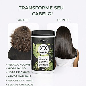 Btx Termo Redutor Selagem Organic - 1kg Light Hair