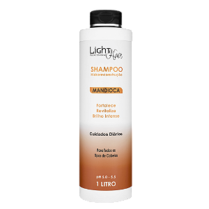 SHAMPOO MANDIOCA HIDRO RECONSTRUÇÃO - 1 LT LIGHT HAIR