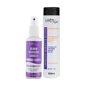 Kit Brilho Diamante - Reconstrutor Miracle Blond e Desembaraçou - Light Hair