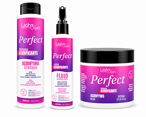 Kit Acidificante Perfect Tratamento Reconstrutor Capilar - Light Hair