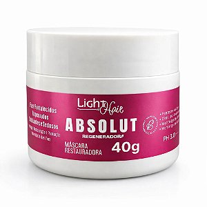 Máscara Absolut Regeneradora 40g - Efeito Plástica Capilar e Renovação - Light Hair