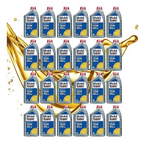 Óleo Mobil Super 15w40 Semi Api Sl 1l Cx 24 Un Original Nf