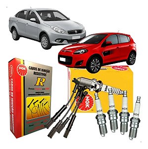 Kit Ngk Zkr8b10 Sct64 Bmw Grand Siena Preto