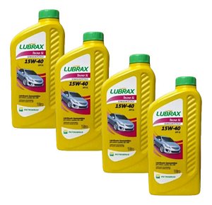 Lubrax 15w40 Óleo De Motor Semi-sintético Caixa Com 24