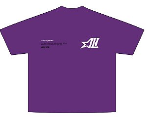 CAMISETA NEW LIFE STAR BIG LOGO ROXA