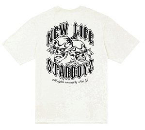 CAMISETA NEW LIFE STAR BOYS OFF WHITE
