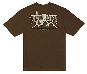 CAMISETA NEW LIFE MAUNTAIN BROWN