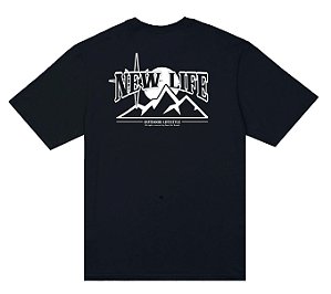 CAMISETA NEW LIFE MAUNTAIN BLACK