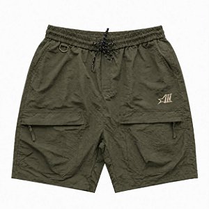 SHORTS CARGO NEW LIFE TECHWEAR MOSS GREEN