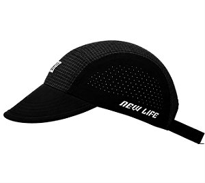 BONÉ 5 PANEL NEW LIFE RUNNER CHECKERED BLACK