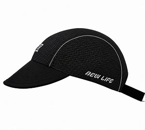 BONÉ 5 PANEL NEW LIFE RUNNER CHECKERED BLACK CONTRAST