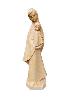 Imagem de Nossa Senhora Estilizada em Madeira 15 cm