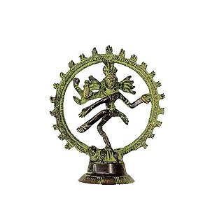 Mini estátua Shiva Nataraja -  10 cm - em Bronze