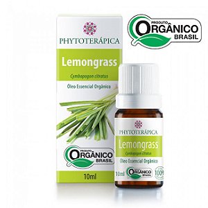 Óleo Essencial de Lemongrass - Cymbopogon citratus 10 ml (Phytoterápica)