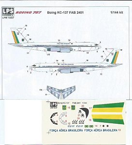 Decal Boeing KC-137 FAB - escala 1/144 - LPS Hobby