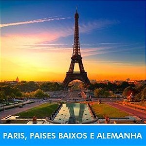 Paris, Países Baixos e Alemanha - 11 dias e 10 noites / Entrada de R$ 1.520,00 + 9 x R$ 394