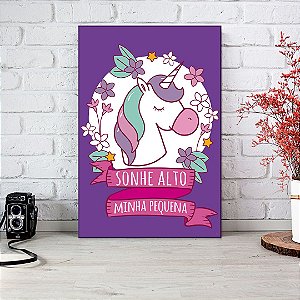 Quadro Decorativo - Sonhe alto minha pequena