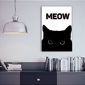 Quadro Decorativo - Meow