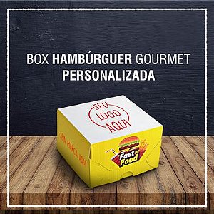 Quadro Decorativo - Hamburguer Grande - Ecograph - Gráfica e