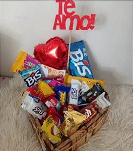 Cesta Chocolates Lembre de Ti Coração