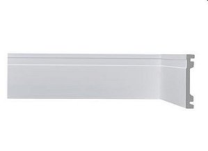 Rodapé Poliestireno Branco 7 cm / 1 Friso- valor por ml