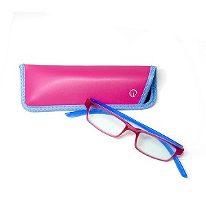 Óculos de Leitura HUG Rosa/Azul