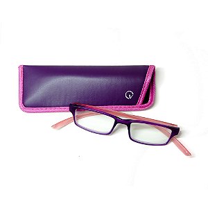 Óculos de Leitura HUG Roxo/Rosa