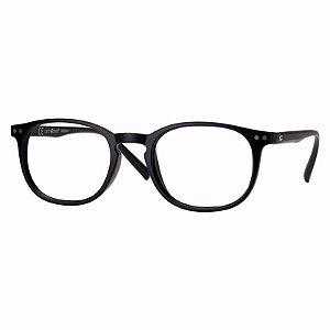 Óculos de Leitura Unissex Oval Preto