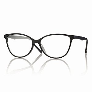 Óculos de Leitura Feminino Cat Eye Preto