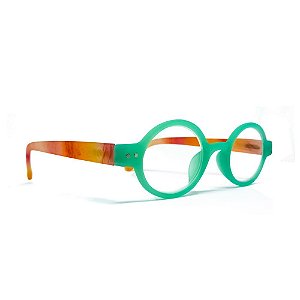 Óculos de Leitura Redondo Verde