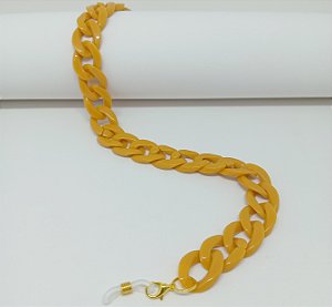 Cordão Resina Elos Caramelo
