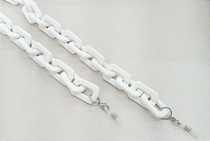 Cordão Resina Retangular Branco