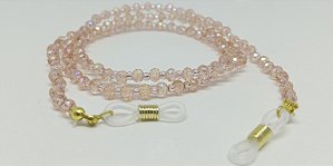 Cordão Cristal Clássico Rosa