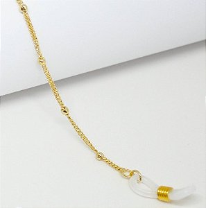 Corrente Bolinha Pequena Ouro C/Grumet