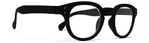 Óculos de Leitura Oval – Preto