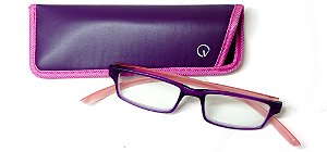 Óculos de Leitura HUG – Roxo/Rosa