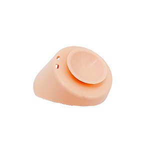 Oclusor de Silicone Infantil Bege