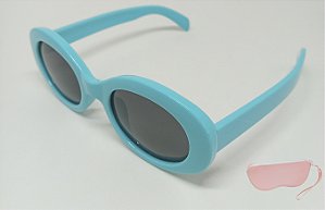Oculos Solar Infantil 43x21 Azul C/Estojo