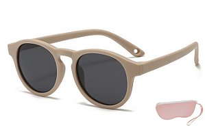 Oculos Solar Infantil 43x16 Nude C/Estojo