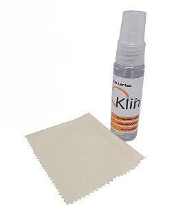 Kit Limpa-Lentes DeKlin Spray 30 ml + Microfibra Branca