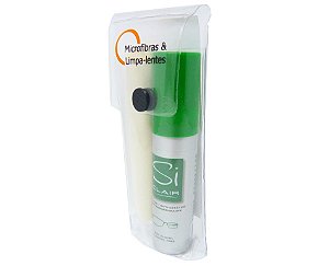 Kit Limpa-Lente Siclair Verde + Microfibra
