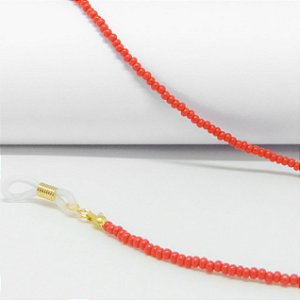 Cordão Miçanga Pequena Vermelho