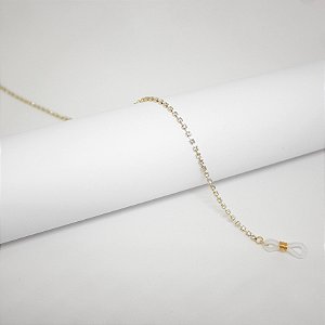 Corrente Strass Brilhante Ouro