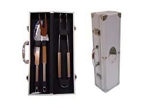 KIT CHURRASCO MALETA 3PÇS - KC004