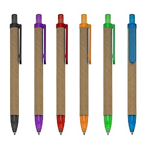 CANETA ECOLÓGICA PAPELÃO - CE019