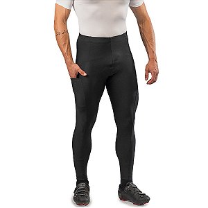 Calça de ciclismo masculina Free Force Basic com 3 bolsos