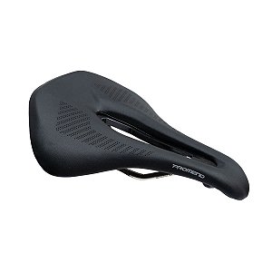 Selim bicicleta MTB vazado anti prostático Promend 142 mm